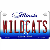 Wildcats Novelty Metal License Plate 7" x 4" (MP)