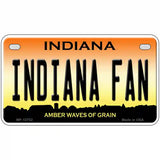 Indiana Fan Novelty Metal License Plate Tag 7" x 4" (MP)