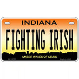 Fighting Irish Novelty Metal License Plate Tag 7" x 4" (MP)