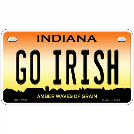 Go Irish Novelty Metal License Plate Tag 7" x 4" (MP)