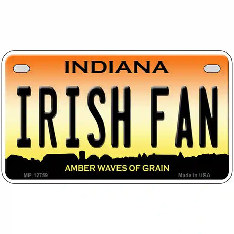 Irish Fan Novelty Metal License Plate Tag 7" x 4" (MP)