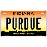 Purdue Novelty Metal License Plate Tag 7" x 4" (MP)