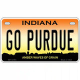 Go Purdue Novelty Metal License Plate Tag 7" x 4" (MP)