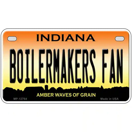 Boilermakers Fan Novelty Metal License Plate Tag 7" x 4" (MP)