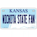 Wichita State Fan Novelty Metal License Plate Tag 7" x 4" (MP)