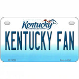 Kentucky Fan Novelty Metal License Plate Tag 7" x 4" (MP)