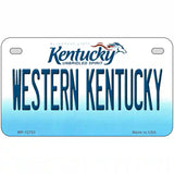 Western Kentucky Novelty Metal License Plate Tag 7" x 4" (MP)