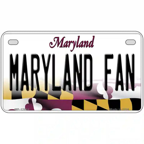 Maryland Fan Novelty Metal License Plate Tag 7" x 4" (MP)