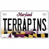 Terrapins Novelty Metal License Plate Tag 7" x 4" (MP)