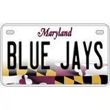 Blue Jays Novelty Metal License Plate 7" x 4" (MP)