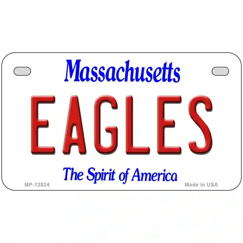 Eagles Novelty Metal License Plate 7" x 4" (MP)