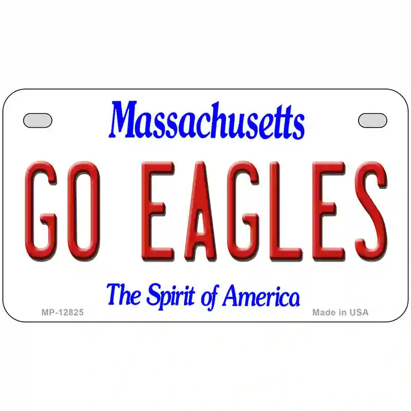 Go Eagles Novelty Metal License Plate 7" x 4" (MP)