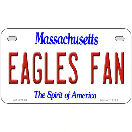 Eagles Fan Novelty Metal License Plate 7" x 4" (MP)