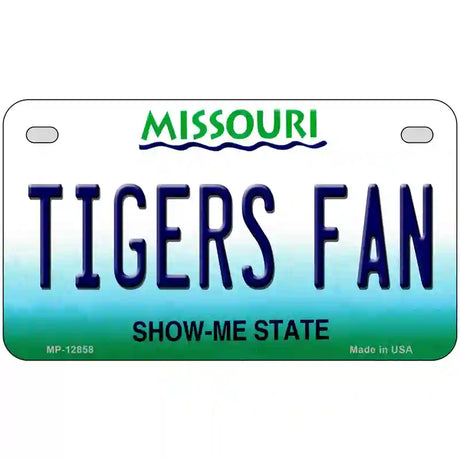 Tigers Fan Missouri Novelty Metal License Plate 7" x 4" (MP)