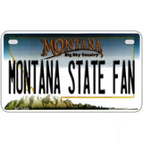 Montana State Fan Novelty Metal License Plate 7" x 4" (MP)