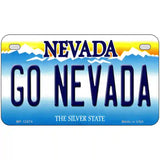 Go Nevada Novelty Metal License Plate 7" x 4" (MP)