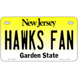 Hawks Fan New Jersey Novelty Metal License Plate LP-12884 7" x 4" (MP)