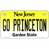 Go Princeton Novelty Metal License Plate 7" x 4" (MP)