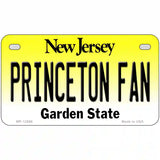 Princeton Fan Novelty Metal License Plate 7" x 4" (MP)