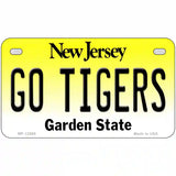 New Jersey Go Tigers Novelty Metal License Plate 7" x 4" (MP)