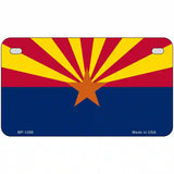 Arizona Small Star Novelty Metal License Plate 7" x 4" (MP)