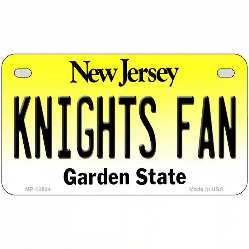 Knights Fan Novelty Metal License Plate LP-12894 7" x 4" (MP)