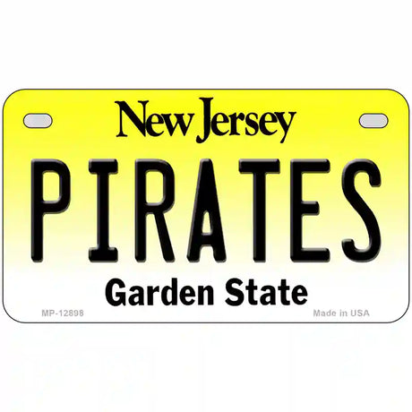 Pirates Novelty Metal License Plate 7" x 4" (MP)