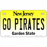 Go Pirates Novelty Metal License Plate 7" x 4" (MP)