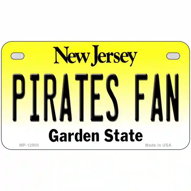 Pirates Fan Novelty Metal License Plate 7" x 4" (MP)