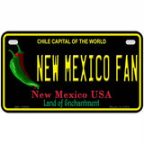 New Mexico Fan Novelty Metal License Plate 7" x 4" (MP)