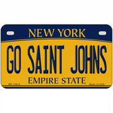 Go Saint Johns Novelty Metal License Plate 7" x 4" (MP)