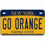 Go Orange Novelty Metal License Plate 7" x 4" (MP)