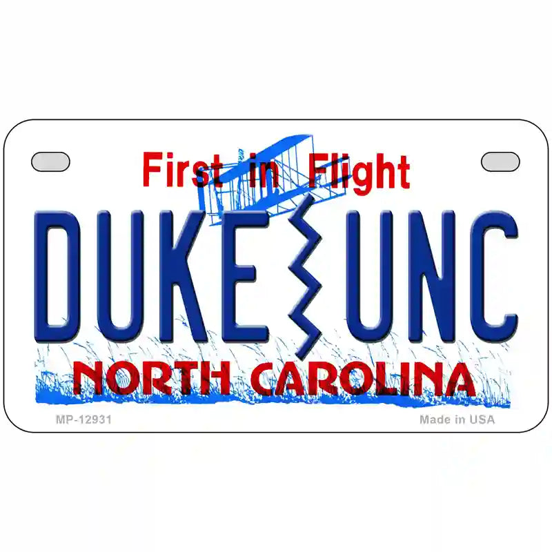 Duke | UNC Novelty Metal License Plate 7" x 4" (MP)