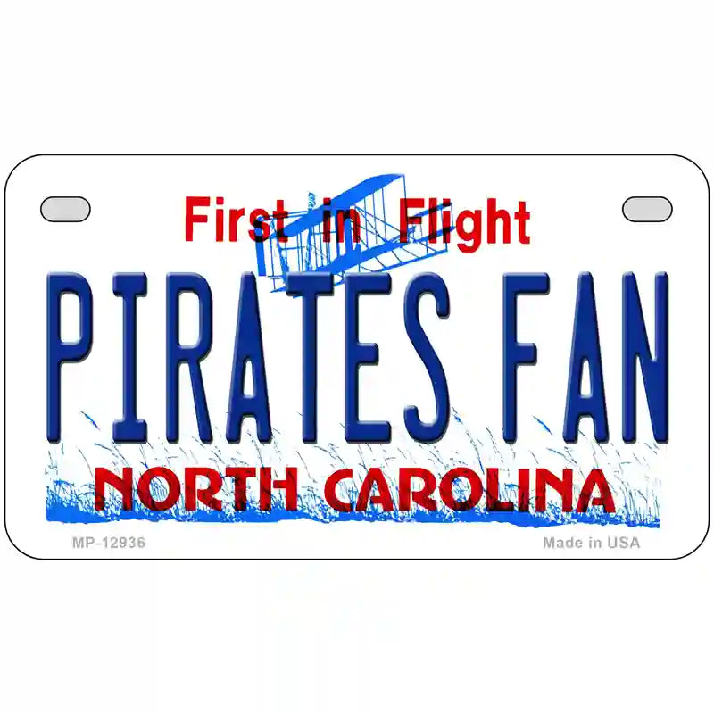 Pirates Fan Novelty Metal License Plate LP-12936 7" x 4" (MP)