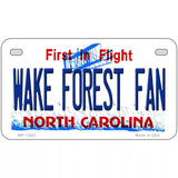 Wake Forest Fan Novelty Metal License Plate 7" x 4" (MP)