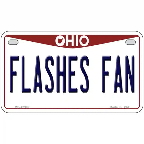 Flashes Fan Novelty Metal License Plate 7" x 4" (MP)