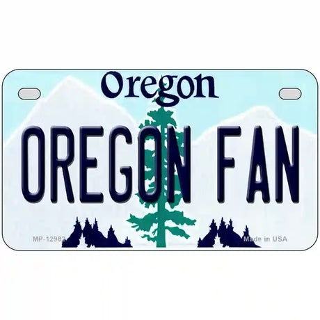 Oregon Fan Novelty Metal License Plate 7" x 4" (MP)