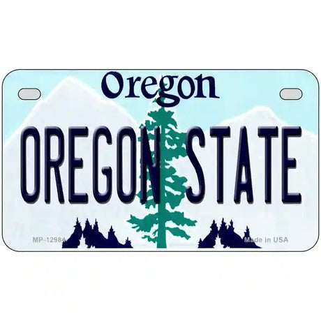 Oregon State Novelty Metal License Plate 7" x 4" (MP)