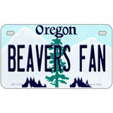 Beavers Fan Novelty Metal License Plate 7" x 4" (MP)