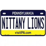 Nittany Lions Novelty Metal License Plate 7" x 4" (MP)