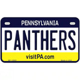 Panthers Novelty Metal License Plate 7" x 4" (MP)