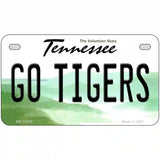 Tennessee Go Tigers Novelty Metal License Plate 7" x 4" (MP)