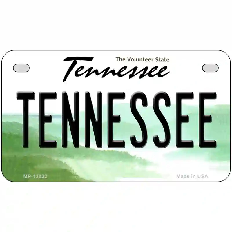 Tennessee Novelty Metal License Plate 7" x 4" (MP)