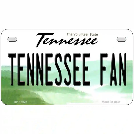 Tennessee Fan Novelty Metal License Plate 7" x 4" (MP)