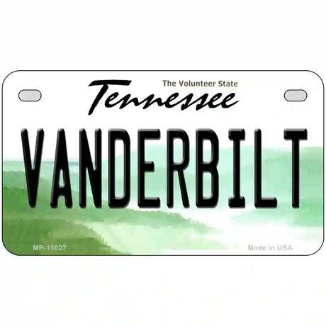 Vanderbilt Novelty Metal License Plate 7" x 4" (MP)