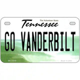 Go Vanderbilt Novelty Metal License Plate 7" x 4" (MP)