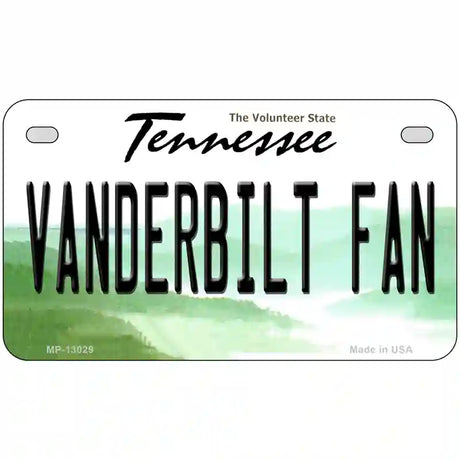 Vanderbilt Fan Novelty Metal License Plate 7" x 4" (MP)