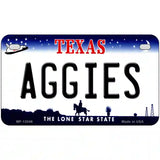 Aggies Texas Novelty Metal License Plate 7" x 4" (MP)