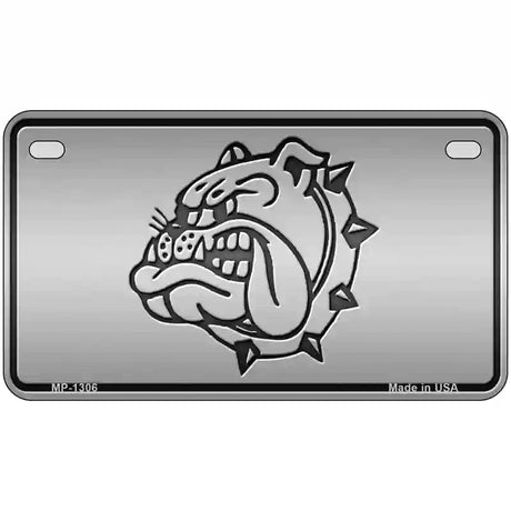 Bulldog Novelty Metal License Plate 7" x 4" (MP)