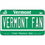 Vermont Fan Novelty Metal License Plate 7" x 4" (MP)